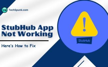 stubhub app not working