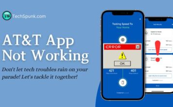 at&t app not working