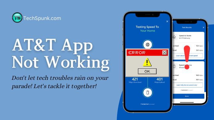 at&t app not working