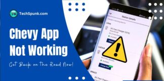 chevy app not working