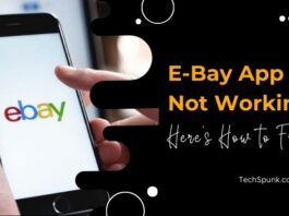 ebay app not working