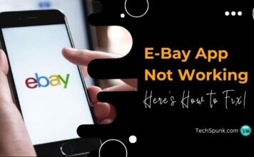 ebay app not working