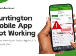 huntington mobile app not working