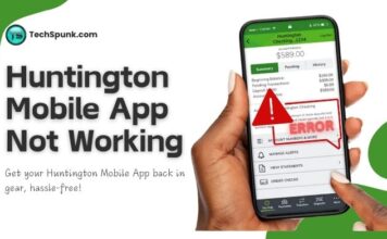 huntington mobile app not working