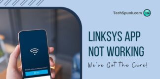 linksys app not working