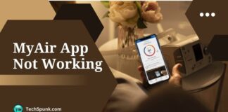 myair app not working