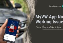 myvw app not working