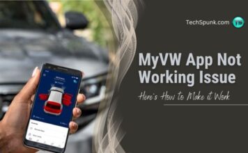 myvw app not working