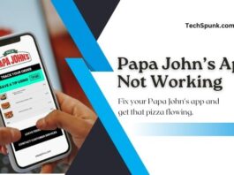 papa john's app not working