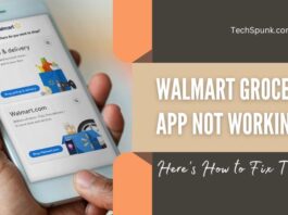 walmart grocery app not working