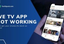 we tv app not working