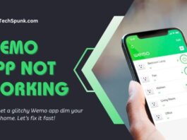 wemo app not working