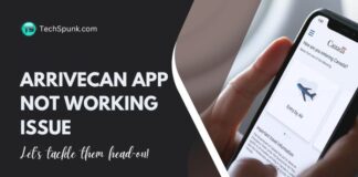 arrivecan app not working