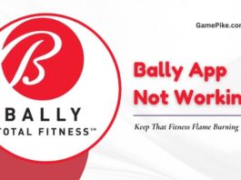 bally app not working