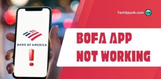 bofa app not working