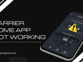 carrier home app not working