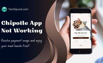 chipotle app not working