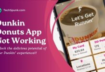 dunkin donuts app not working