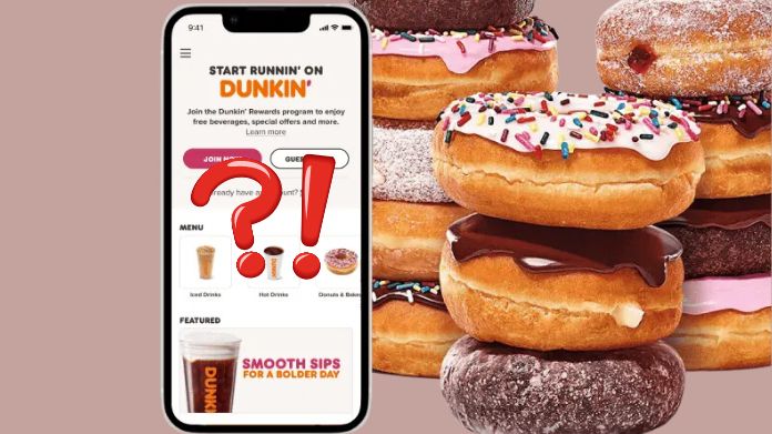 dunkin donuts app not working