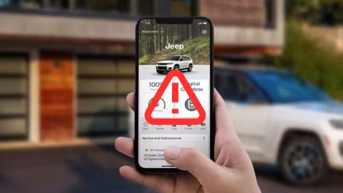 jeep app not working
