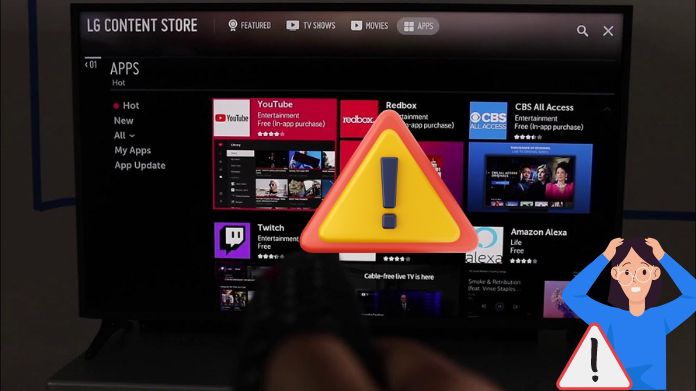 lg app store not working