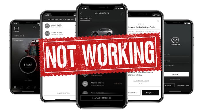 mymazda app not working