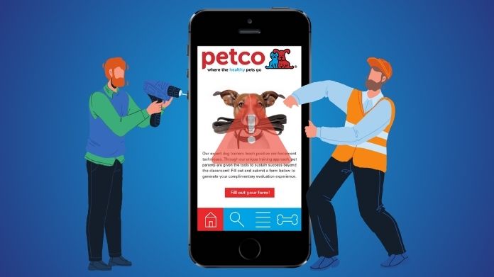 petco app not working