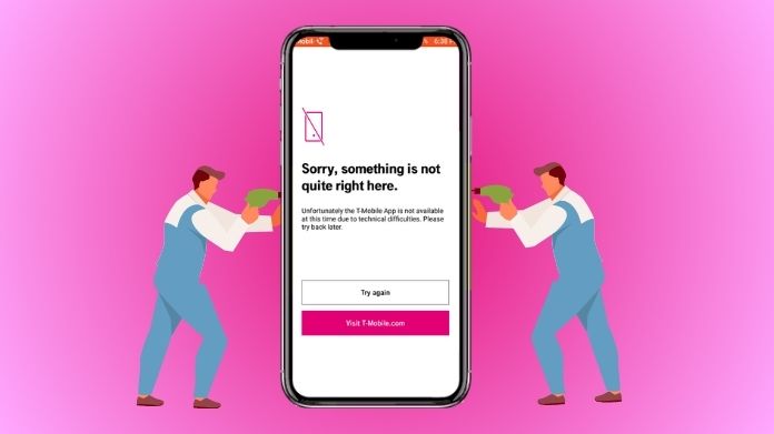 tmobile app not working