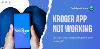 kroger app not working