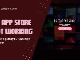 lg app store not working