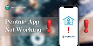 pentair app not working
