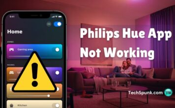 philips hue app not working
