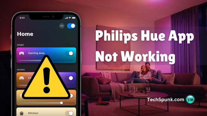 philips hue app not working