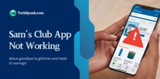 sam’s club app not working