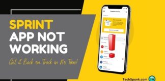 sprint app not working