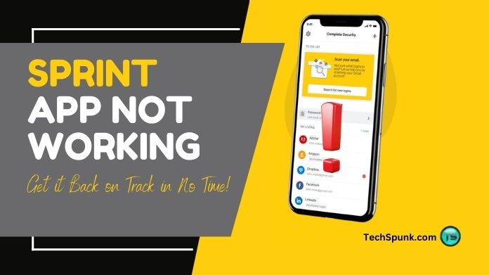 sprint app not working