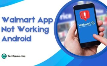 walmart app not working android