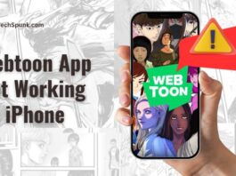 webtoon app not working on iphone