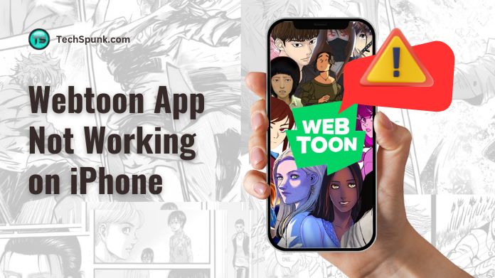 webtoon app not working on iphone