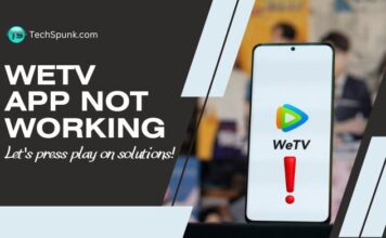 wetv app not working