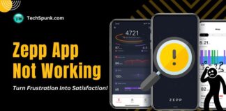 zepp app not working