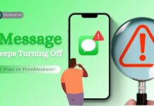 imessage keeps turning off