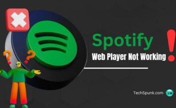 spotify web player not working