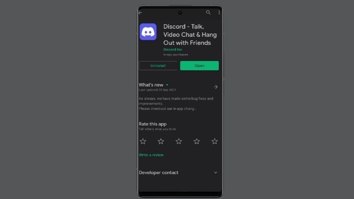 how to update discord