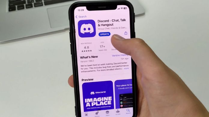 how to update discord