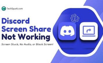 discord screen share not working