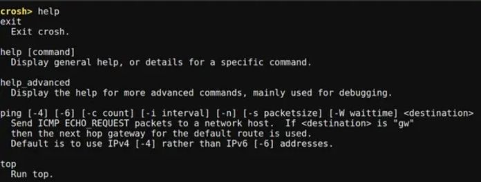 crosh commands