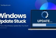 windows update stuck