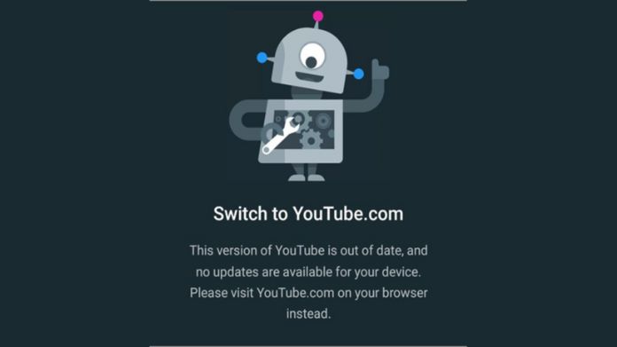 youtube black screen