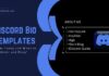 discord bio templates